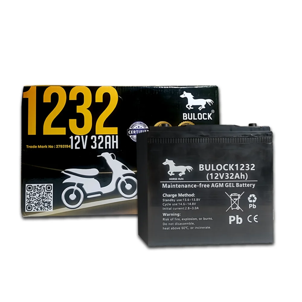 E-Bike Battery Model 1232 – 12V 32Ah Lightweight Battery for Electric Bikes & E-Mobility