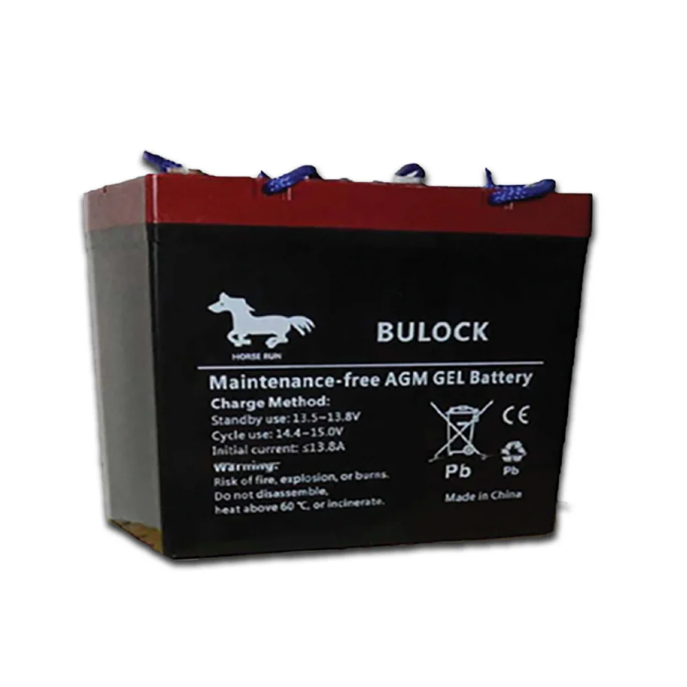 BULOCK 650 – 12V 65Ah Maintenance-Free AGM GEL Battery for E-VAN & Electric Utility Vehicles