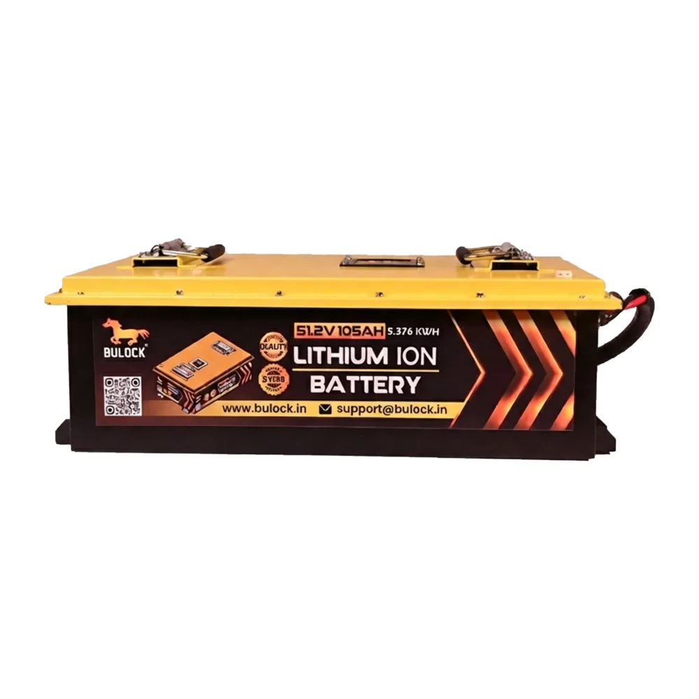 51.2V 206Ah Lithium Battery Pack (10.54kWh) – High Discharge 200A Battery with Bluetooth, CAN/RS485, IoT Ready