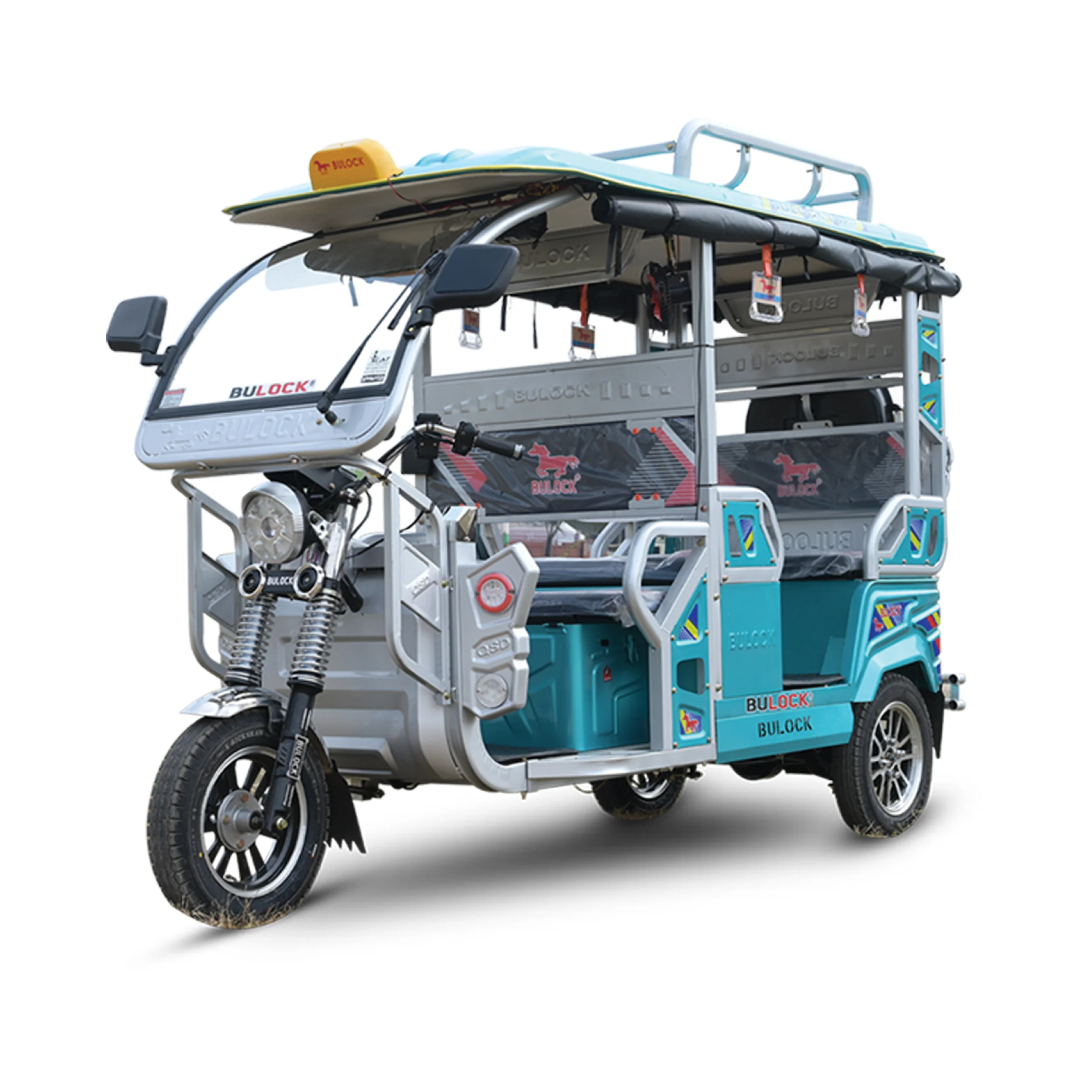 BULOCK QS MAX Electric E-Rickshaw – High Performance Lithium Battery Passenger Vehicle
