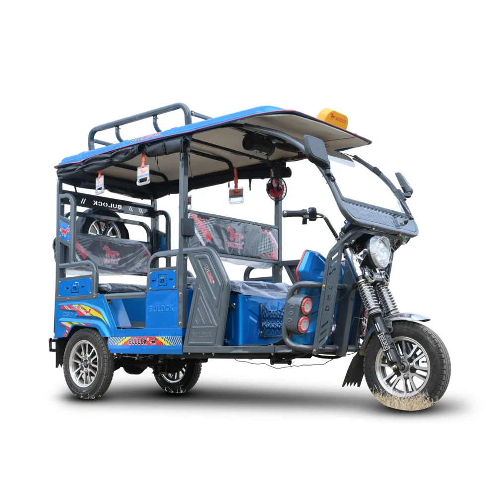 BULOCK QS SUPER Electric E-Rickshaw – High Power Lithium Battery Passenger Vehicle